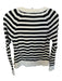 Scotch & Soda Size S Cream & Black Organic Cotton Blend Long Sleeve Sweater Cream & Black / S