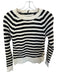 Scotch & Soda Size S Cream & Black Organic Cotton Blend Long Sleeve Sweater Cream & Black / S