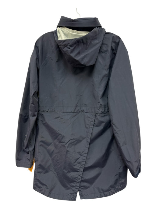 Marmot Size M Navy Blue Nylon Zip Front Hood Raincoat Jacket Navy Blue / M