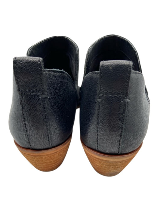 Frye and Co. Shoe Size 8.5 Black & Tan Leather Pointed Rounded Toe Shootie Flats Black & Tan / 8.5