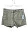 J. Crew Size XS Pale Green Cotton Blend Mid Rise seam detail Zip & Hook Shorts Pale Green / XS