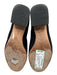 Loeffler Randall Shoe Size 9 Black Suede Almond Toe Short Block Heel Pumps Black / 9
