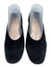 Loeffler Randall Shoe Size 9 Black Suede Almond Toe Short Block Heel Pumps Black / 9