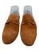 Margaux Shoe Size 40 Tan Brown Suede Almond Toe Slip On Stitch Detail Loafers Tan Brown / 40