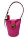 Salvatore Ferragamo Pink Leather One Handle Gold Hardware Bucket Bag Pink / S