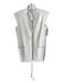 Armani Collezioni Size 8 White Cotton Blend Belt Incl. 2 button Pockets Vest White / 8