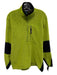 Patagonia Size M Lime Green & Black Polyester Fleece 1/2 Zip high neck Jacket Lime Green & Black / M