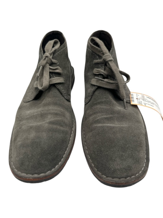 John Varvatos Shoe Size 9 Gray Suede Solid Chukka Men's Shoes Gray / 9