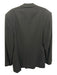 Armani Black Wool Blend Solid Tuxedo Double Breasted Men's Blazer Black / Est 42