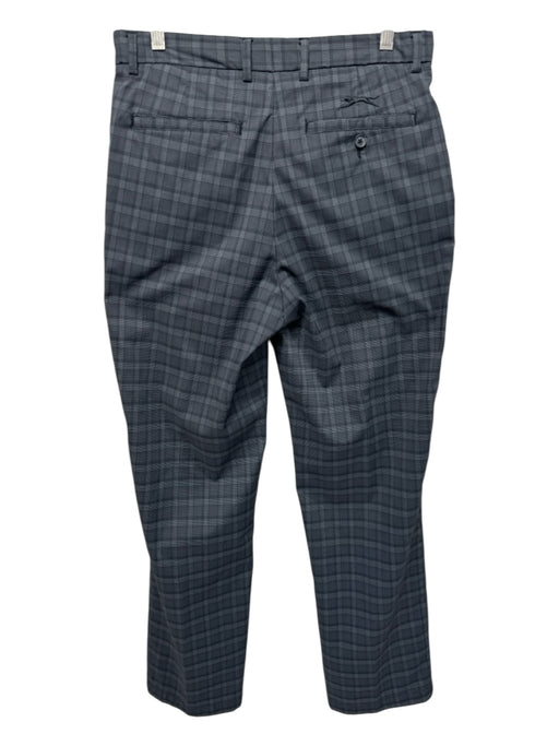 Slazenger Size 32 Gray Synthetic Plaid Khakis Men's Pants Gray / 32