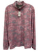 Johnnie O NWT Size M Pink Synthetic Camo Athletic Quarter Zip Long Sleeve Shirt Pink / M