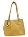 Brahmin Yellow Leather Croc Embossed Top Handles Bag Yellow / M