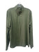 Vuori Size Est M Olive Synthetic Solid Quarter Zip Men's Long Sleeve Shirt Est M