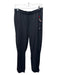 Rhone Size M Black Synthetic Solid Jogger Men's Pants M