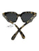 Cynthia Rowley tortoise Acetate color block Square Wayfarer Sunglasses tortoise