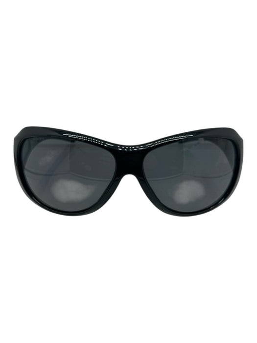 Prada Black Acetate Tinted Sport Sunglasses Black