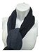 Pal Zileri Navy Wool Herringbone Men's Scarf Navy
