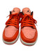 Air Jordan Shoe Size 11 Orange & Black Leather Low Top Sneakers Orange & Black / 11