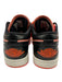 Air Jordan Shoe Size 11 Orange & Black Leather Low Top Sneakers Orange & Black / 11