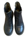 Fly London Shoe Size EST 8 Black Leather Wedge Booties Black / EST 8