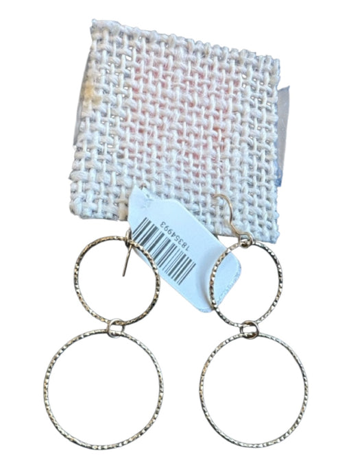 Gold Gold Circles Earrings Gold