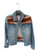 Driftwood Size XS Light wash & brown Cotton Blend Embroidered Detail Jacket Light wash & brown / XS