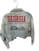 Rivalry Threads Size XS Light Wash & Red Cotton Blend Distressed UGA Jacket Light Wash & Red / XS