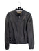 Coach Size M Black Sheep Leather Front Zip Snap Pockets Jacket Black / M