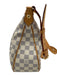 Louis Vuitton White & Blue Print Coated Canvas Damier Azur Leather Straps Bag White & Blue Print