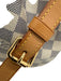 Louis Vuitton White & Blue Print Coated Canvas Damier Azur Leather Straps Bag White & Blue Print