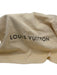 Louis Vuitton White & Blue Print Coated Canvas Damier Azur Leather Straps Bag White & Blue Print