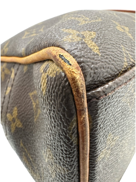 Louis Vuitton Brown Print Coated Canvas Monogram GHW Pockets Bag Brown Print