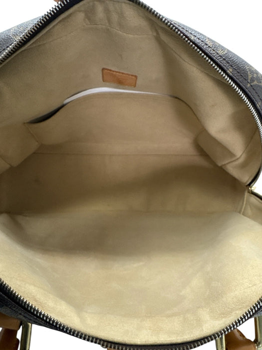 Louis Vuitton Brown Print Coated Canvas Monogram GHW Pockets Bag Brown Print