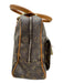 Louis Vuitton Brown Print Coated Canvas Monogram GHW Pockets Bag Brown Print