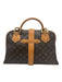 Louis Vuitton Brown Print Coated Canvas Monogram GHW Pockets Bag Brown Print