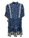 Sea New York Size 6 Blue, White, Purple Viscose Side Zip Floral V Neck Dress Blue, White, Purple / 6