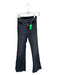Joe's Size 25 Black Cotton Blend High Waist Flare Jeans Black / 25