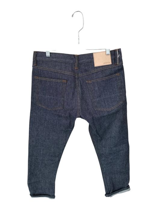 Gustin Size 35 Dark Wash Denim Button Fly Skinny Men's Jeans Dark Wash / 35