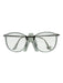 Ray Ban Clear Acetate Silver Hardware Skinny Sunglasses Clear