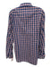 Cristian Size M Blue & Red Cotton Plaid Button Down Men's Long Sleeve Shirt M