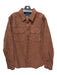 STIO Size M Brown Cotton Blend Cordouroy Button Down Men's Long Sleeve Shirt M