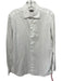 Canali Size 15.5 White Cotton Solid Button Up Men's Long Sleeve Shirt White / 15.5