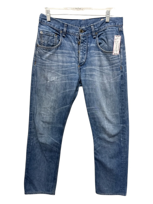 Rag & Bone AS IS Size 33 medium dark wash Cotton Blend Solid Jean Men's Pants medium dark wash / 33