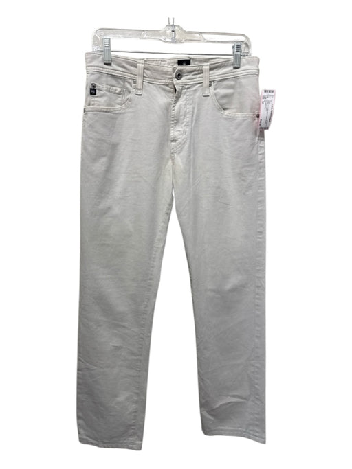 AG Size 32 Beige Cotton Blend Solid Khakis Men's Pants Beige / 32