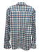 Faherty Size M Light Blue & Red Cotton Plaid Button Down Men's Long Sleeve Shirt M