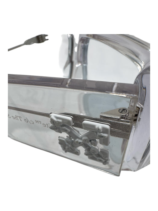 Off-White Clear & White Acetate Tinted Lens Sunglasses Clear & White