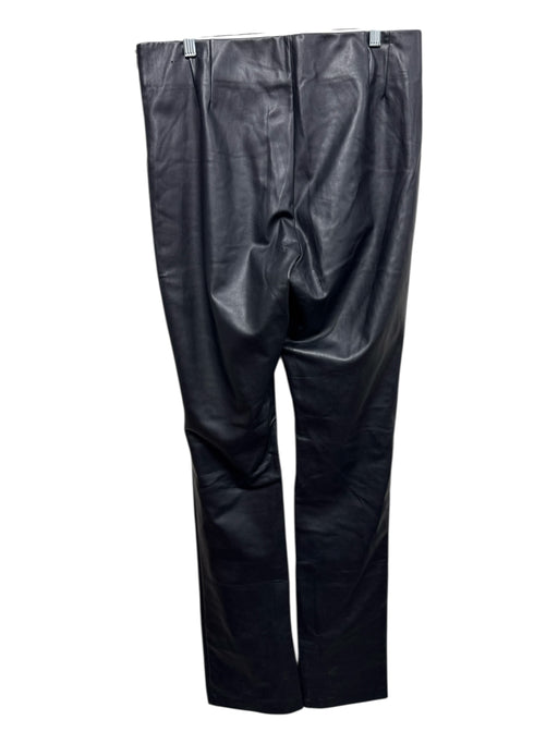 Zara Size XL Black PU leather Side Zip Pants Black / XL