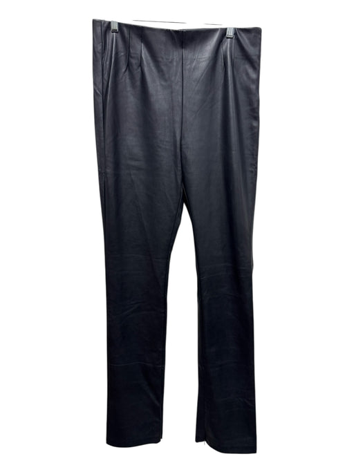 Zara Size XL Black PU leather Side Zip Pants Black / XL