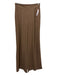 Spanx Size S Brown Polyester Elastic Waist Wide Leg Pants Brown / S