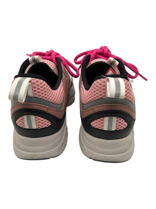 Dior Shoe Size 40 White, Pink, Multi Synthetic Low Top lace up Sneakers White, Pink, Multi / 40